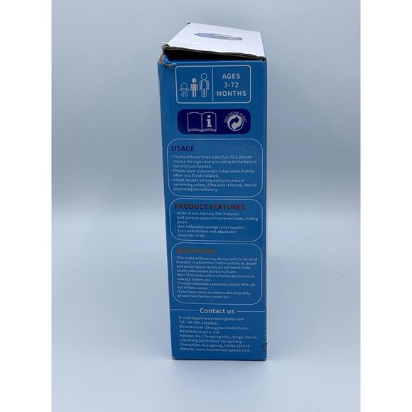 Baby Swim Float, New, Large, Age 3-72 Months, Blue Green - Picture 4 of 4